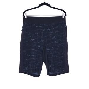 LULULEMON T.H.E. Short Linerless 11" The Elements Cyberspace Black Men's L